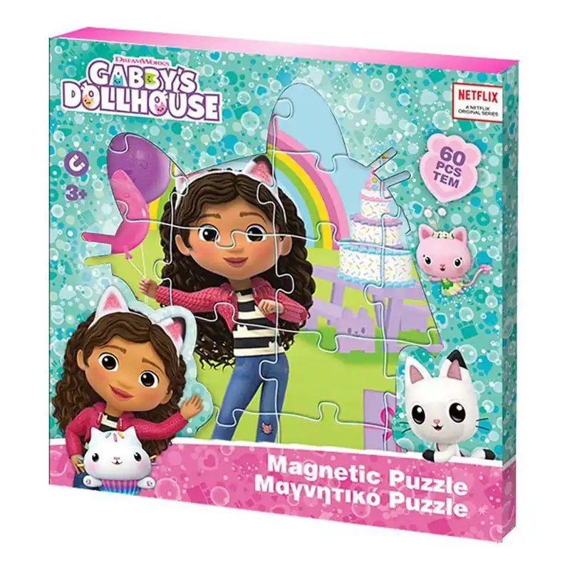 Biztonságos vásárlás Luna Gabi babaháza mintás 3x20db-os mágneses puzzle