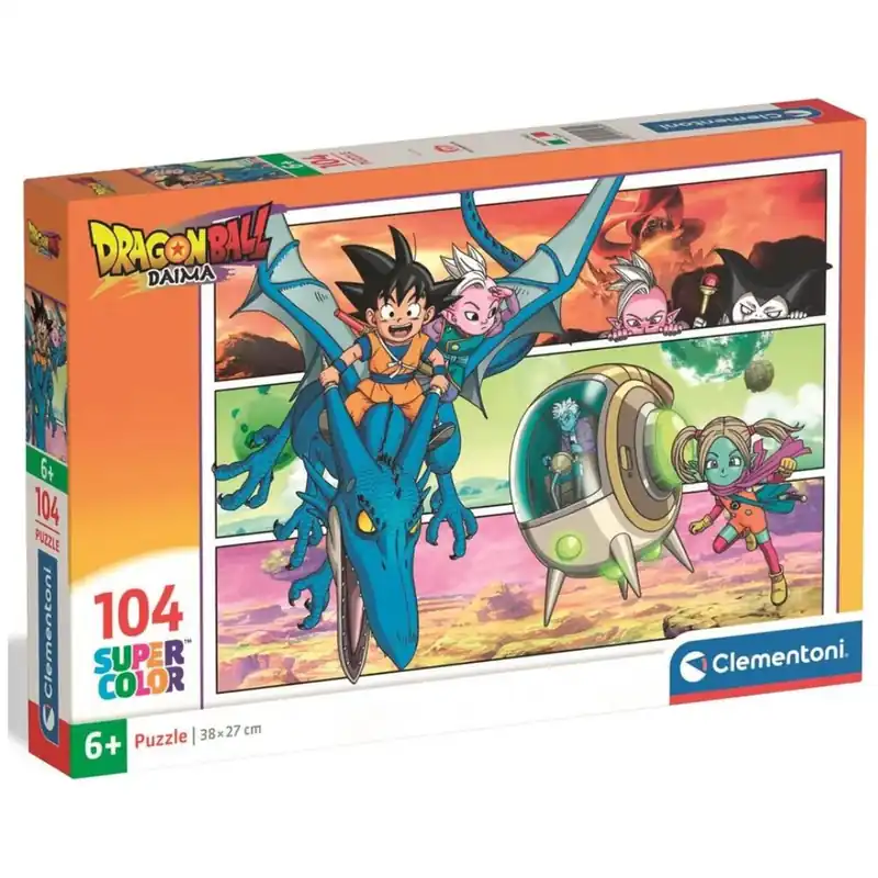 Legnépszerűbb Dragon Ball Daima Super Color puzzle 104 db-os - Clementoni
