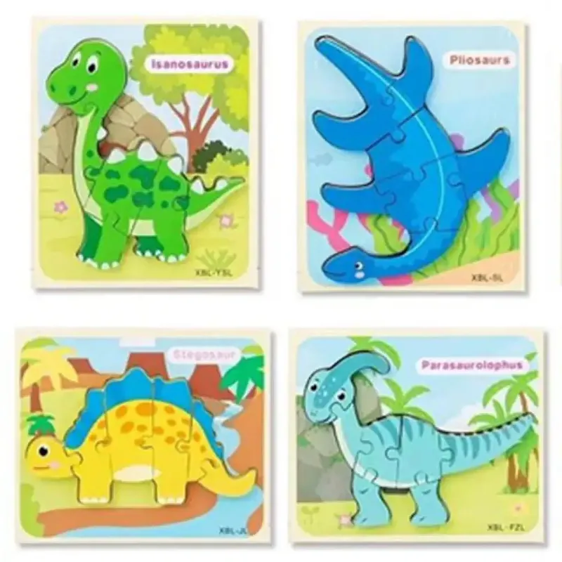 Fa dinoszauruszos formapuzzle többféle változatban Olcsó