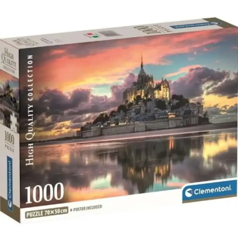 A csodálatos Mont Saint-Michel HQC 1000db-os puzzle poszterrel - Clementoni Vedd meg most