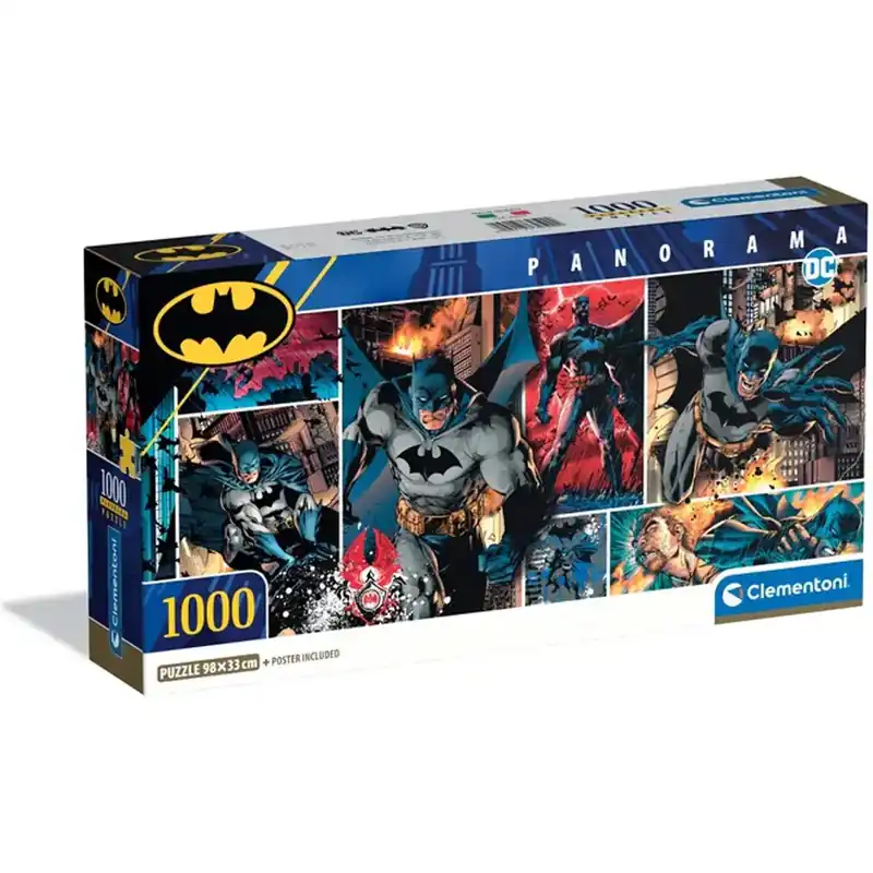 Különleges ajánlat Batman 1000db-os panoráma puzzle poszterrel - Clementoni