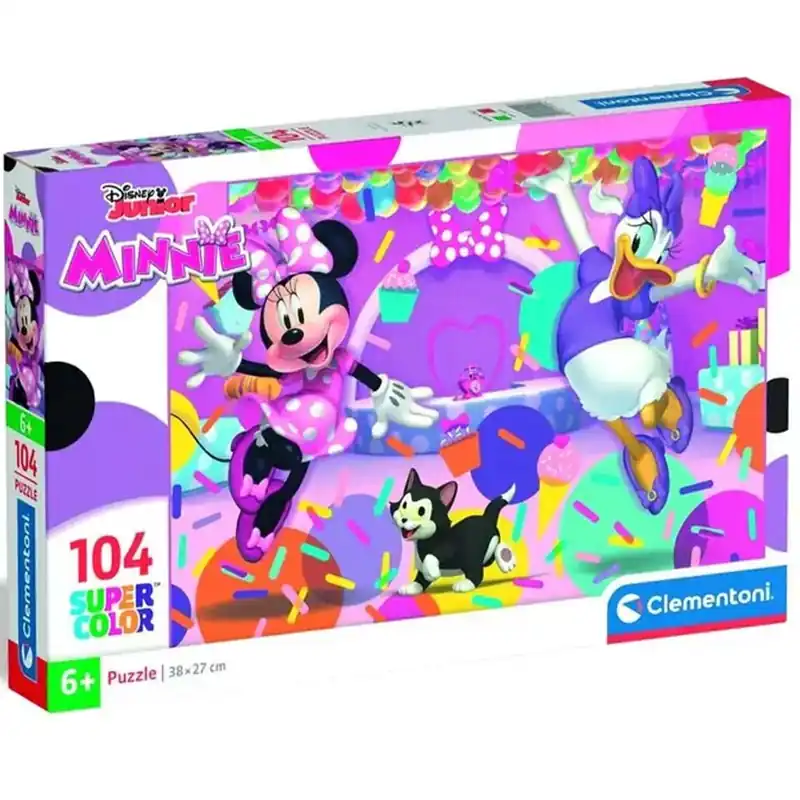 Expressz kézbesítés Minnie egér 104db-os supercolor puzzle - Clementoni