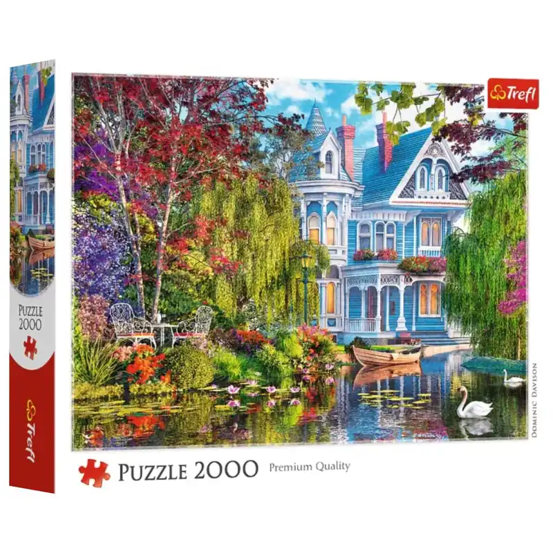 Csak ma Házikó a tóparton Premium Quality 2000 db-os puzzle – Trefl