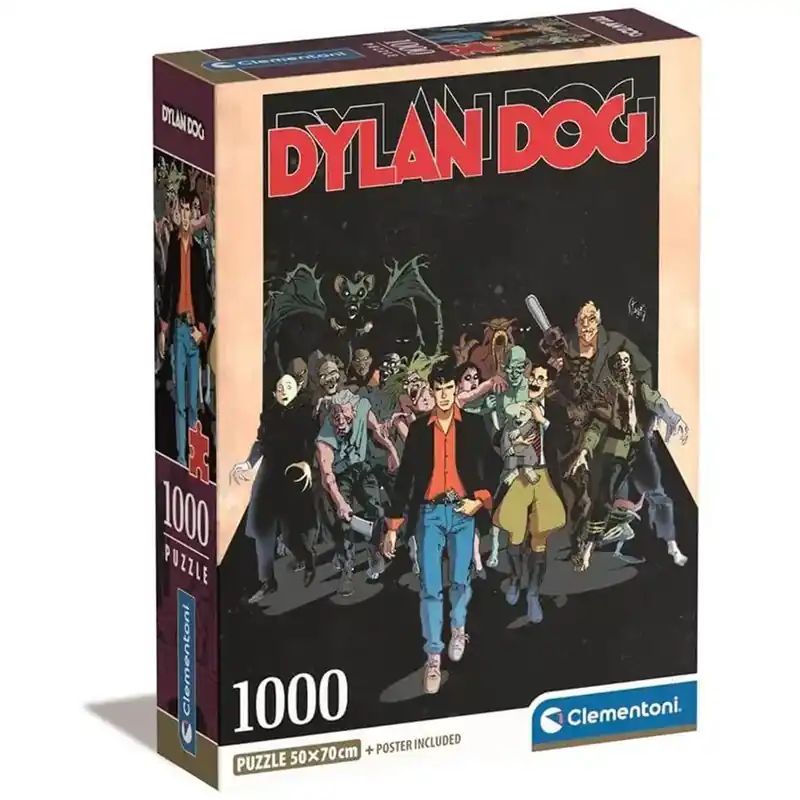 Különleges ajánlat Dylen Dog képregényes HQC 1000 db-os puzzle poszterrel - Clementoni
