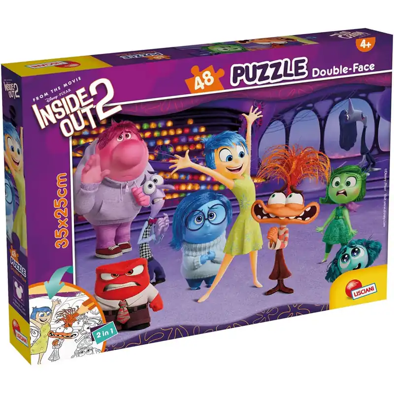 Agymanók 2 2 az 1-ben 48db-os puzzle és színező 35x25cm - Lisciani Olcsó
