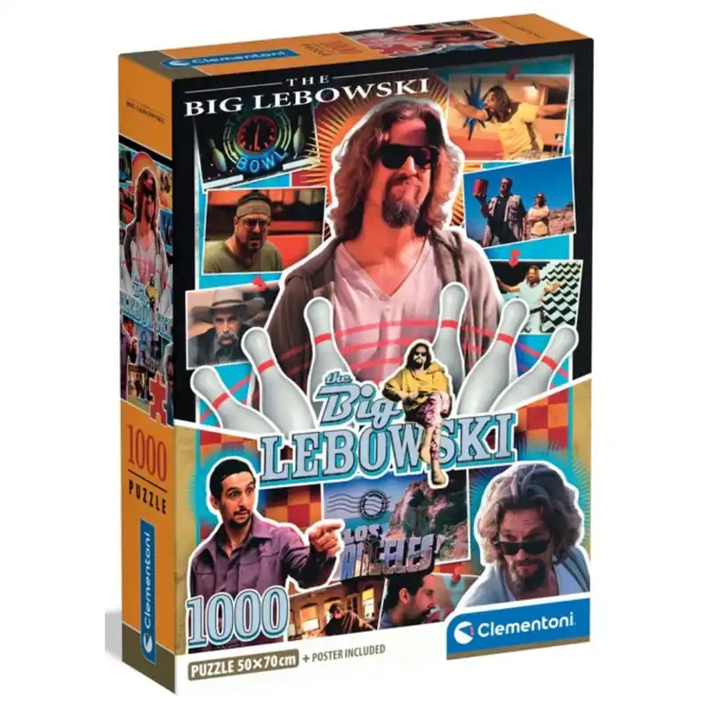 Kultfilmek A nagy Lebowski puzzle 1000 db-os - Clementoni Gyors szállítás