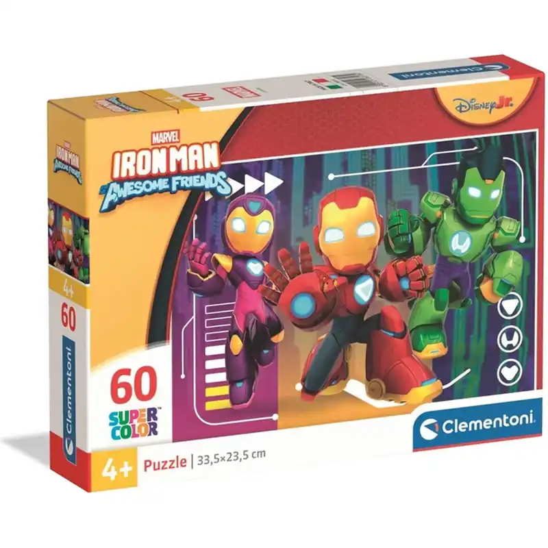 Vasember és barátai 60db-os Supercolor puzzle - Clementoni Exkluzív ajánlat