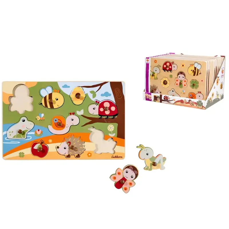 Eichhorn Fa állatos fogantyús puzzle többféle változatban 1db - Simba Toys Csak ma