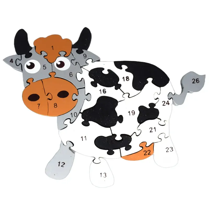 ABC - 123 bocis fa oktató puzzle Nézd meg most