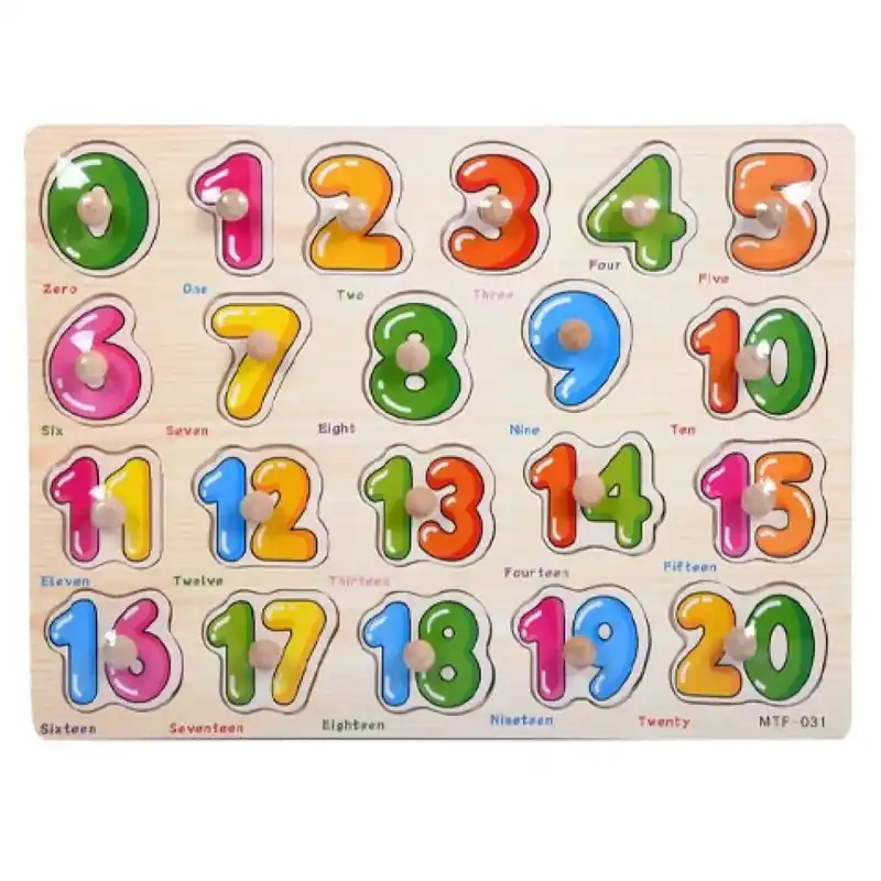 Fa számos puzzle 0-20-ig Outlet