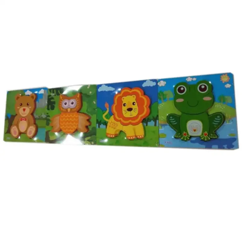 Fa állatos puzzle többféle változatban Kedvezményes ár