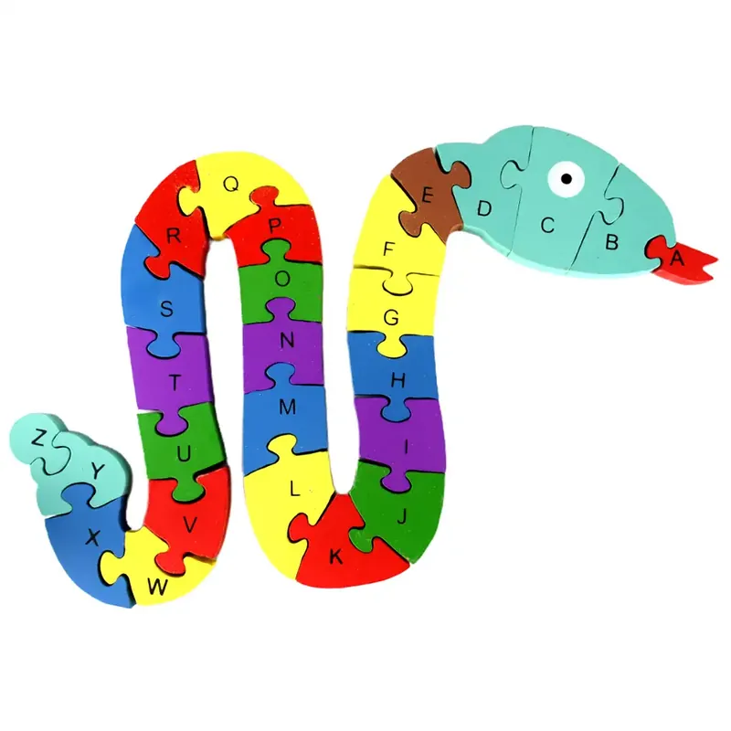 Expressz kézbesítés ABC - 123 kígyós fa oktató puzzle
