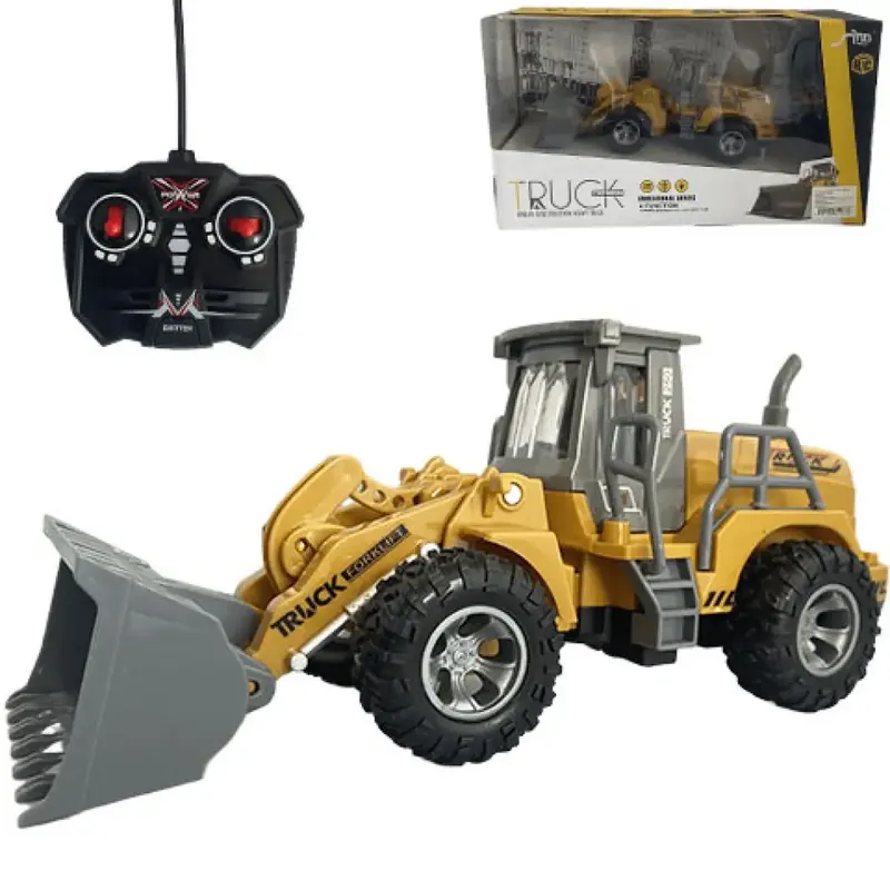 Ajánlat RC Távirányítós buldózer munkagép fényeffektekkel 1/30-as méretarányban 24cm