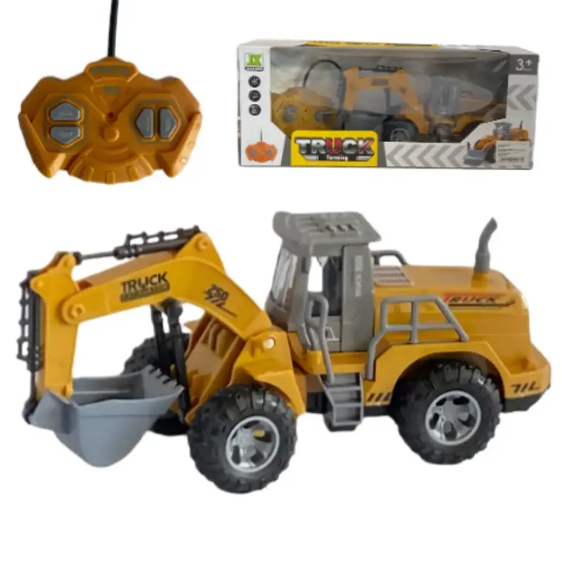 Újdonság RC távirányítós markoló fénnyel 27MHz 1/48 20cm