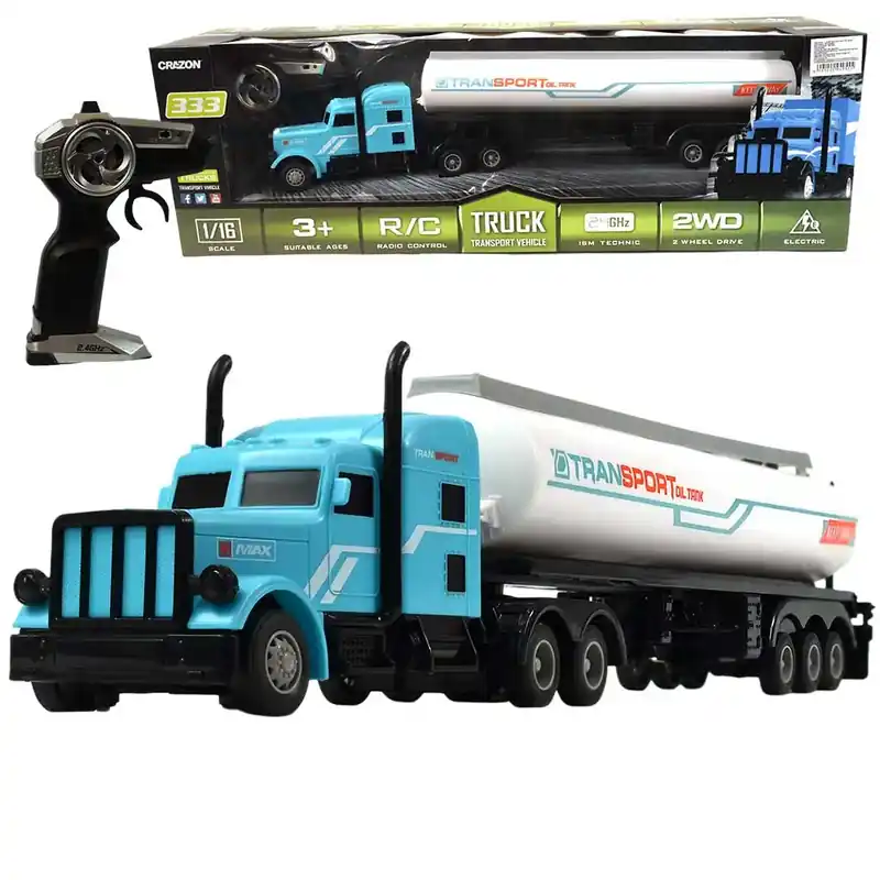 RC Távirányítós kamion tartályos utánfutóval 1/32-es méretarány 2.4GHz 50cm Olcsó