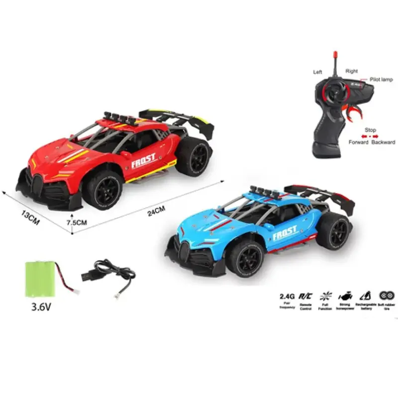 Népszerű Távirányítós RC sportautó kétféle változatban 1/16 2,4GHz