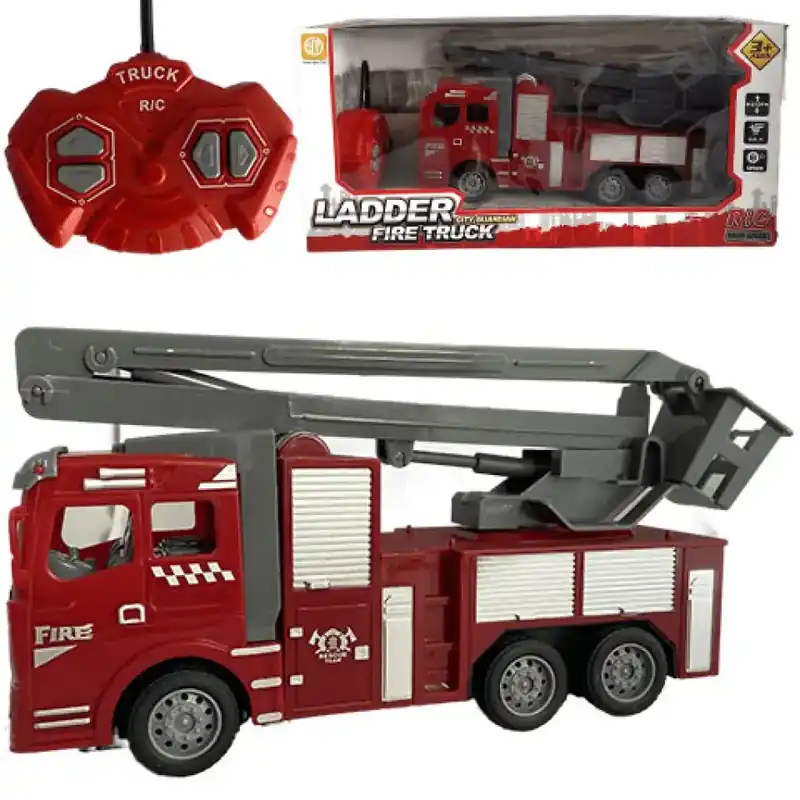 Legjobb ár RC Távirányítós emelőkosaras tűzoltóautó 1/30-as méretarányban 22cm