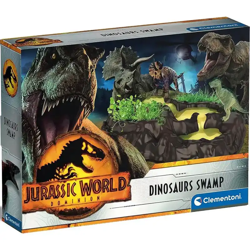 Jurassic World 3 Mocsári dinoszauruszok játékszett - Clementoni Gyors kiszállítás