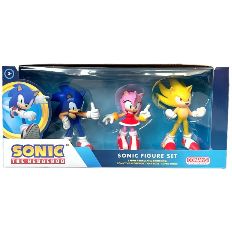 Legjobb ár Sonic a sündisznó 3 db-os figura szett - Comansi