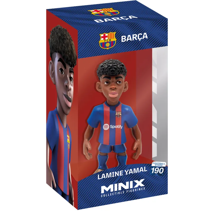 Azonnali szállítás Minix FC Barcelona - Lamine Yamal focista akciófigura 12cm