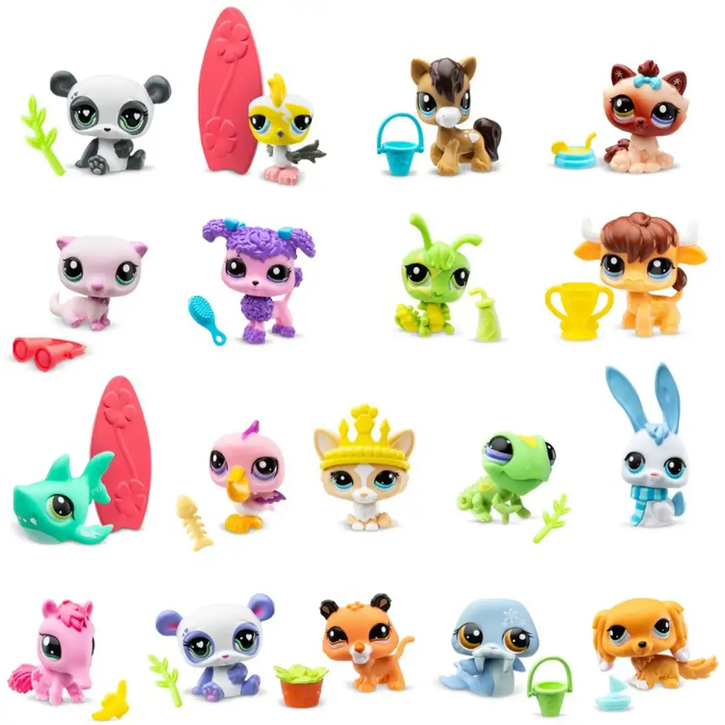 Little Pet Shop Pet Pals meglepetés figura kiegészítőkkel 1db Prémium