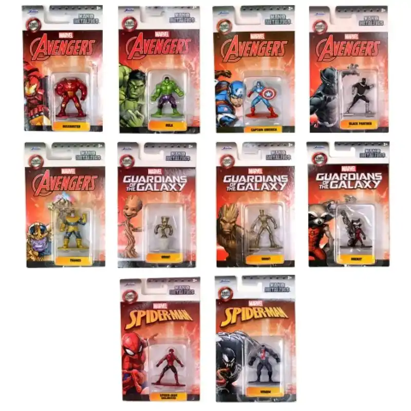 Marvel Bosszúállók Nanofigs fém figurák többféle változatban - Simba Toys Expressz szállítás