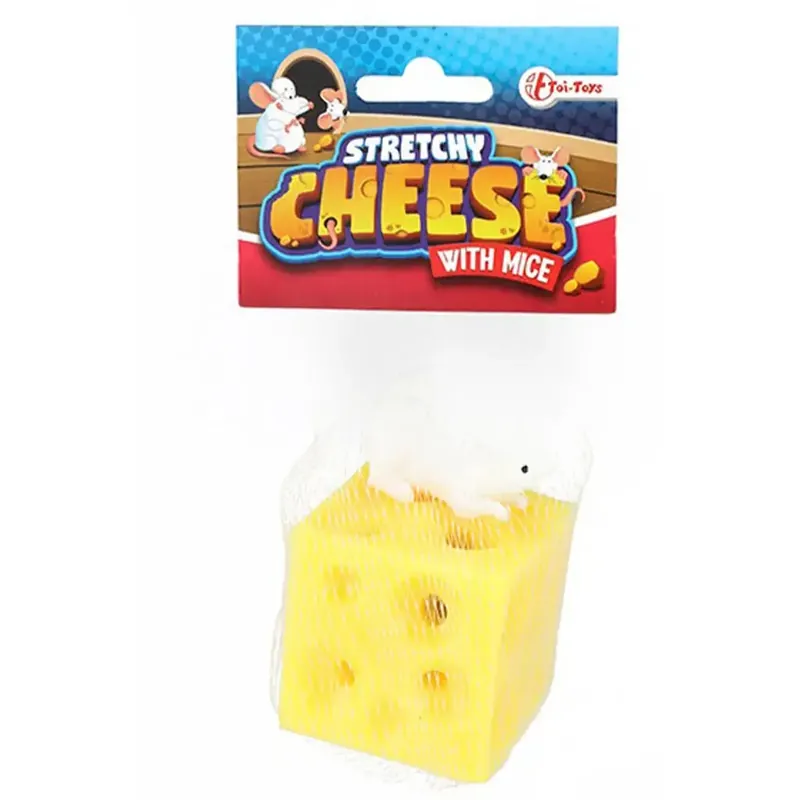 Stretchy Cheese bujkáló kisegér kétféle változatban 1db Kedvezmény