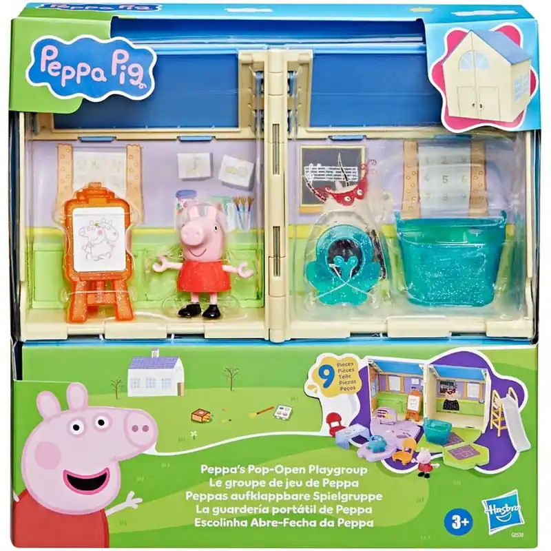 Biztonságos vásárlás Peppa Malac Peppa kinyitható ovis csoportja játékszett - Hasbro