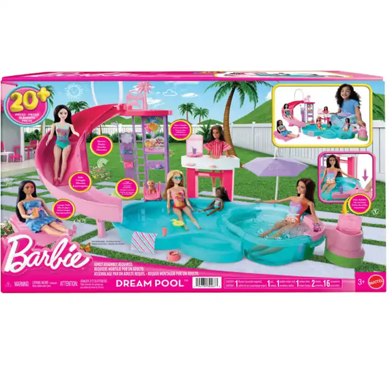 Legkelendőbb Barbie Dream Pool medencés buli játékszett - Mattel