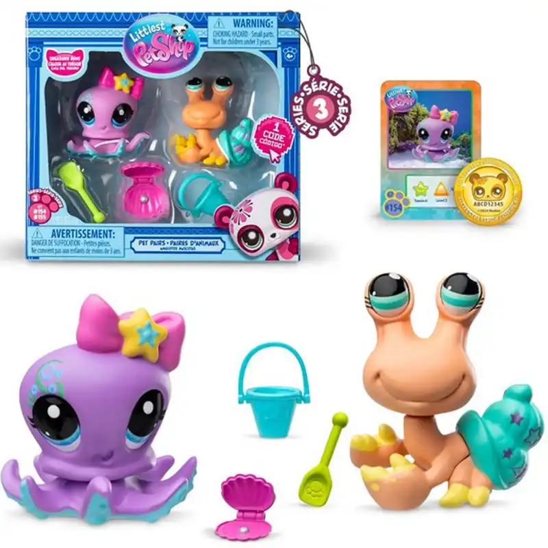 Littlest Pet Shop Dupla kisállat figura csomag S3 többféle változatban 1db Utolsó esély