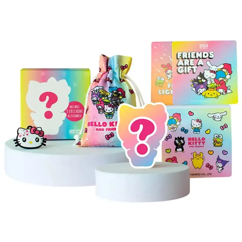 Utolsó esély Hello Kitty Meglepetésdoboz figurával és matricákkal