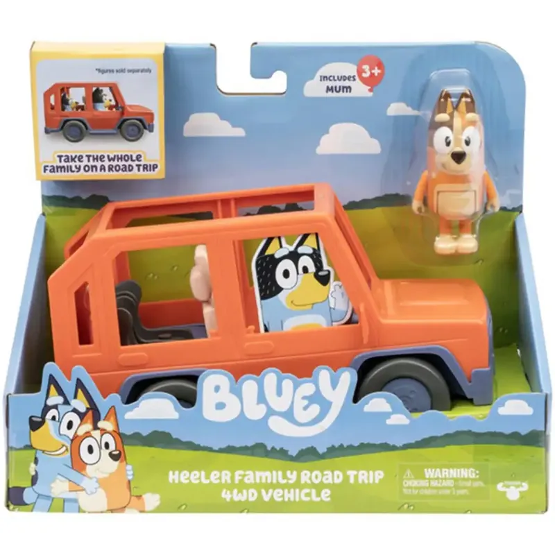 Vedd meg online Bluey 4x4 terepjáró Mama karakter figurával