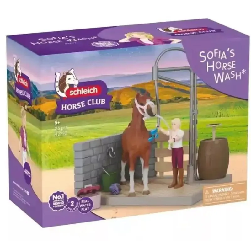 Népszerű Schleich Horse Club - Sofia lovas mosodája (42792)
