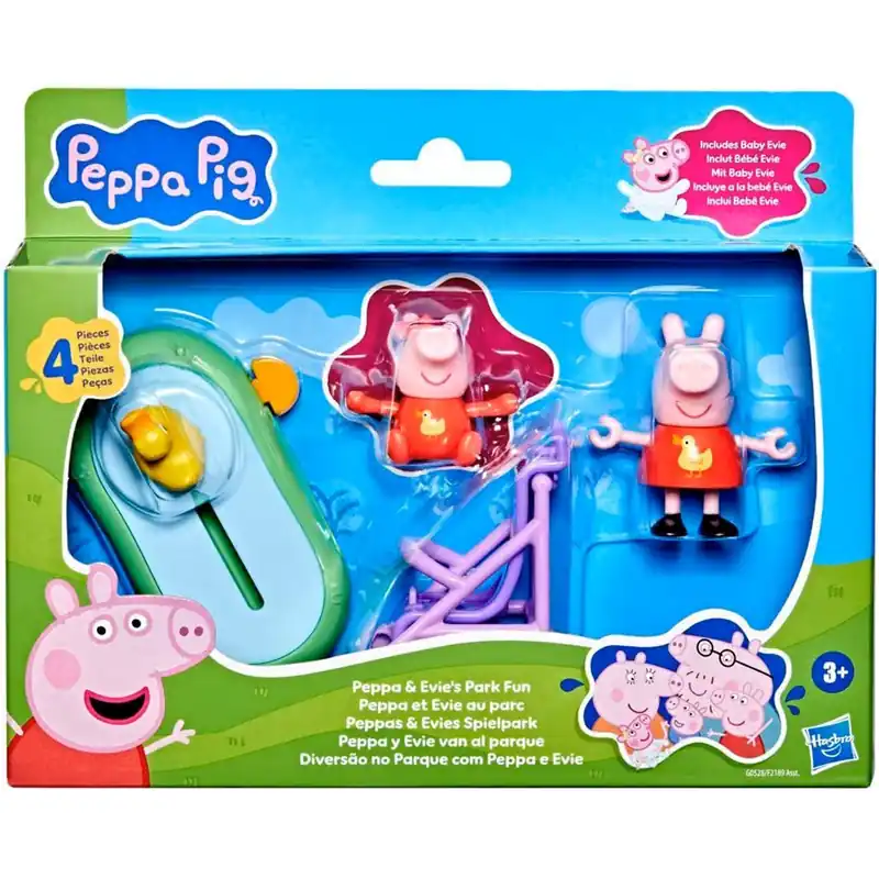 Vedd meg online Peppa Malac Peppa élményei - Peppa és Evie a parkban játékszett - Hasbro
