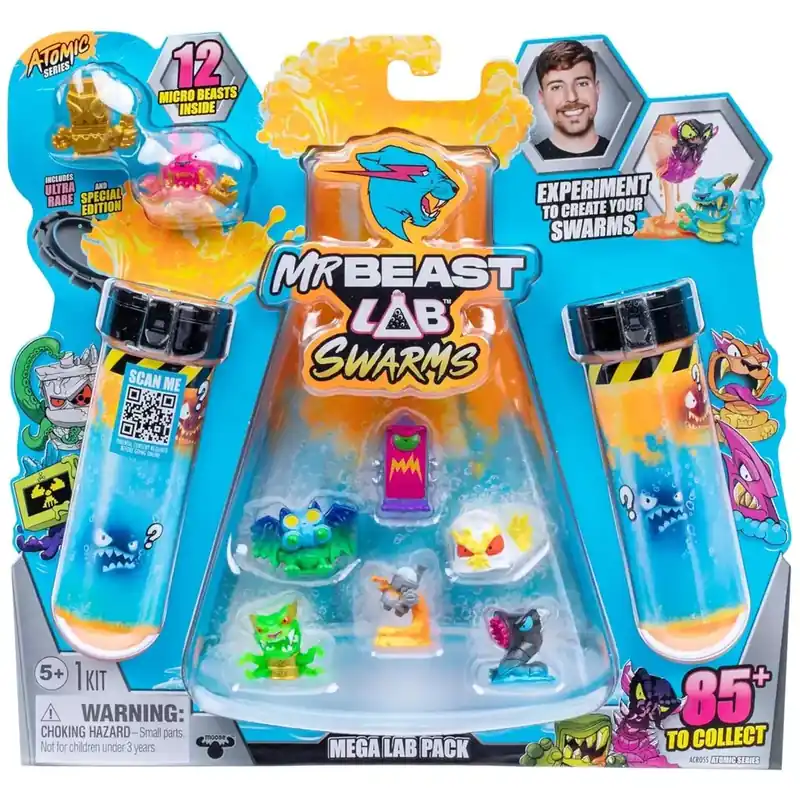 Rendeld meg most Mr. Beast Lab Swarms Nagy Szörnylabor 12 db-os szett 2. széria