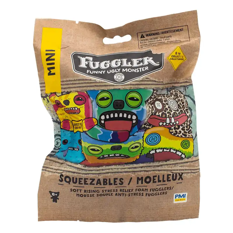 Fuggler Squeezables nyújtható meglepetés figura 10cm többféle - 1db Biztonságos fizetés
