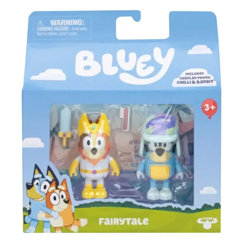 Bluey Chilli és Bandit Tündérmese 2db-os figura szett Vásárlói kedvenc