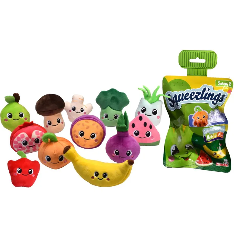 Squeezlings gyűjthető puha zöldség és gyümölcs plüssfigura 2. széria 1db - Simba Toys Végkiárusítás