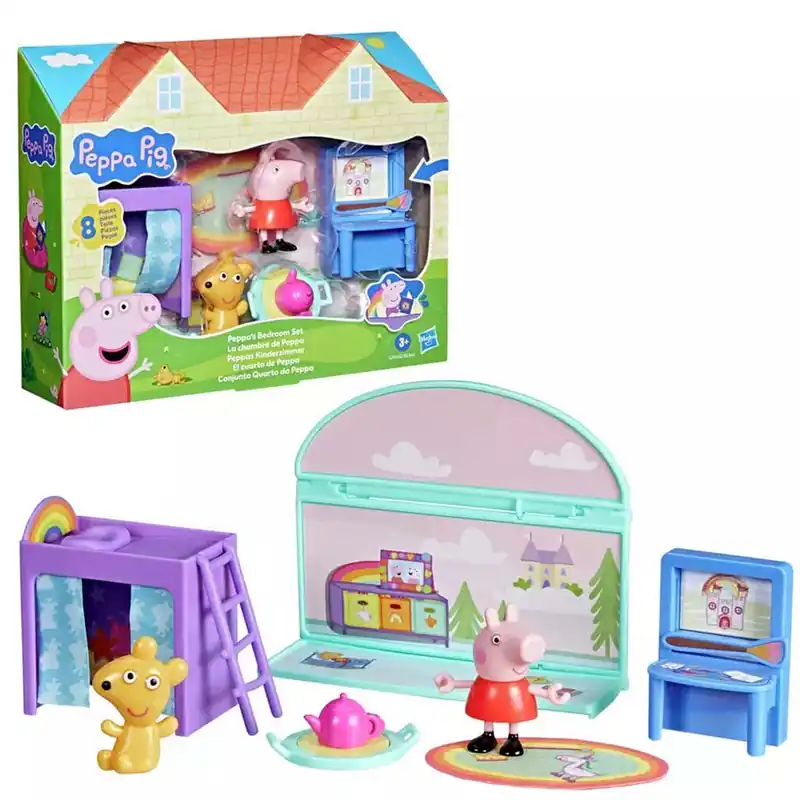 Peppa malac Peppa hálószoba játékszett – Hasbro Kedvezmény