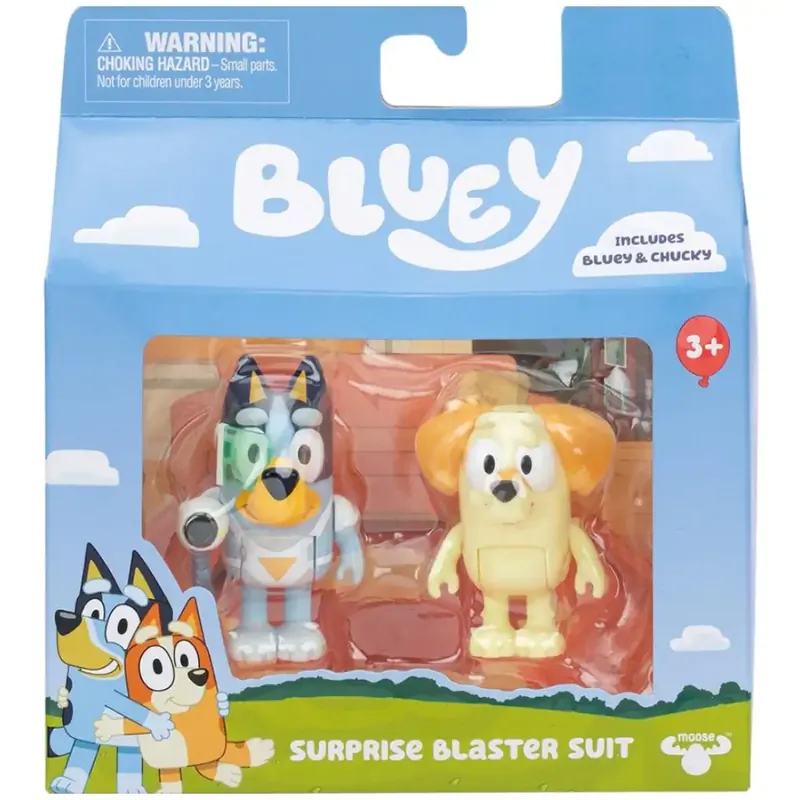 Gyors szállítás Bluey Bluey és Chucky 2db-os figura szett