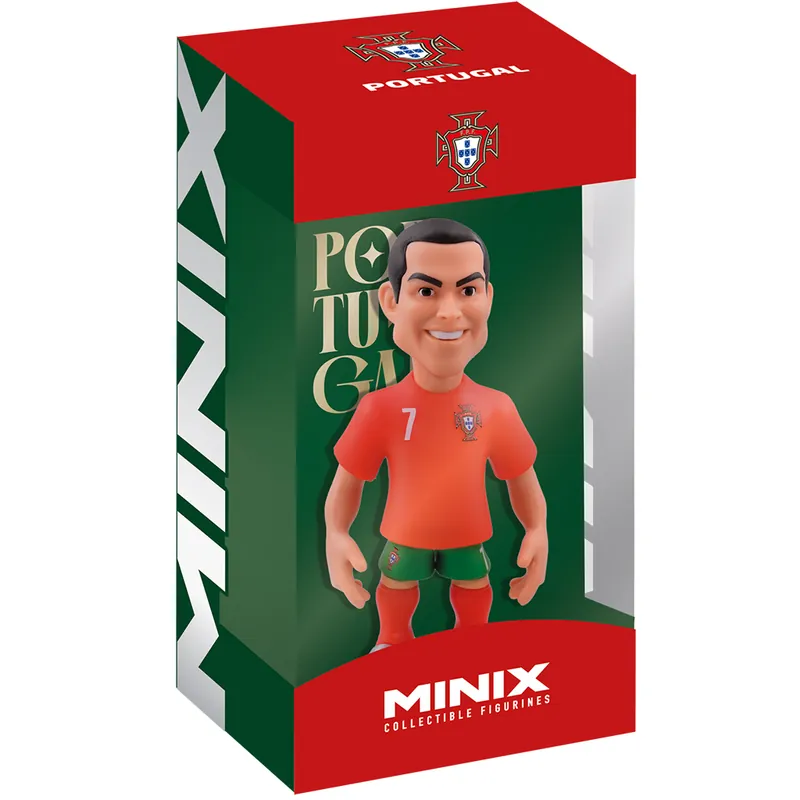 Nézd meg most Minix Portugália - Cristiano Ronaldo focista akciófigura 12cm