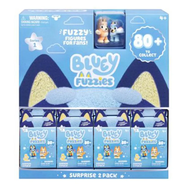 Akciós ár Bluey Fuzzies meglepetés csomag 2db figurával