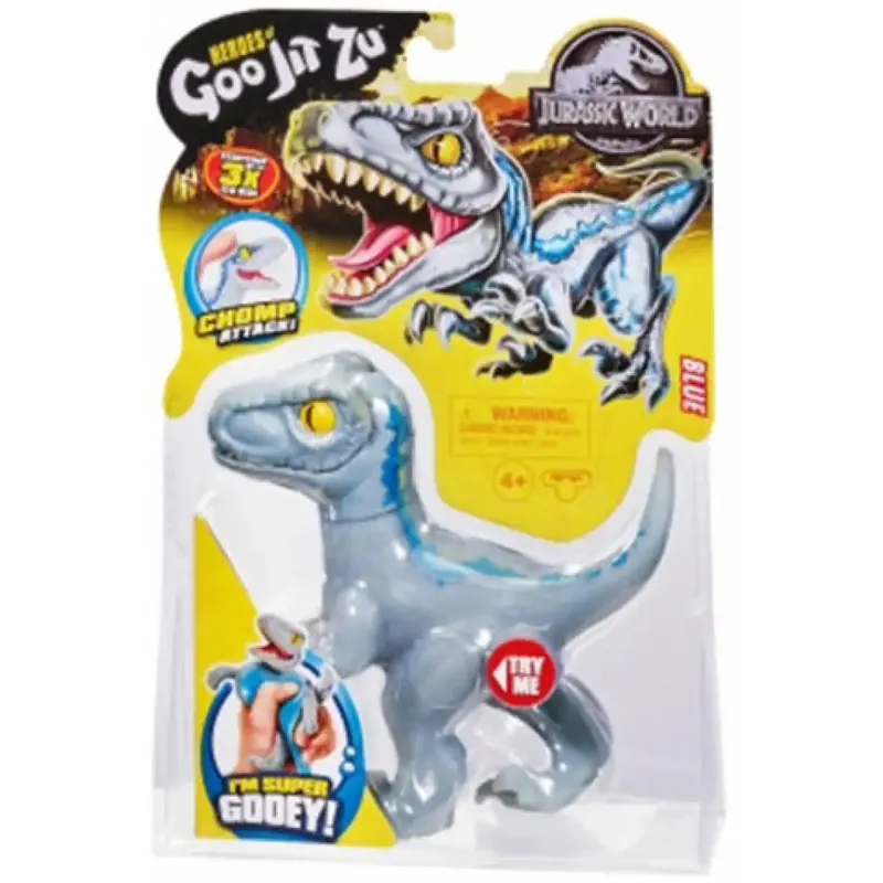 Ne maradj le Heroes of Goo Jit Zu Jurassic World Kék Velociraptor játékfigura