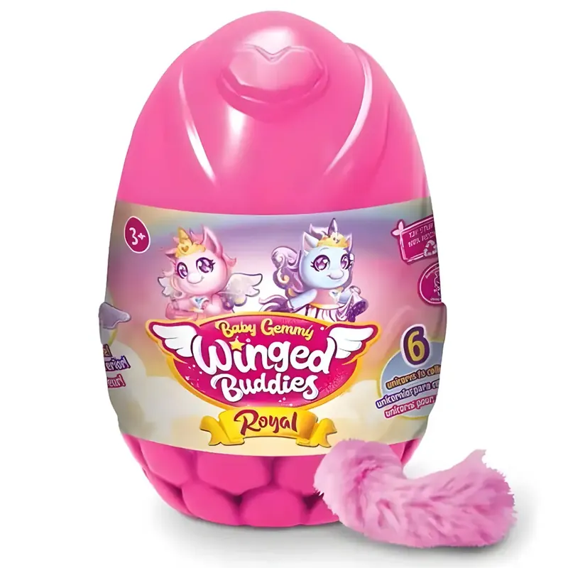 Baby Gemmy Unikornis plüss meglepetés tojás 16cm Prémium