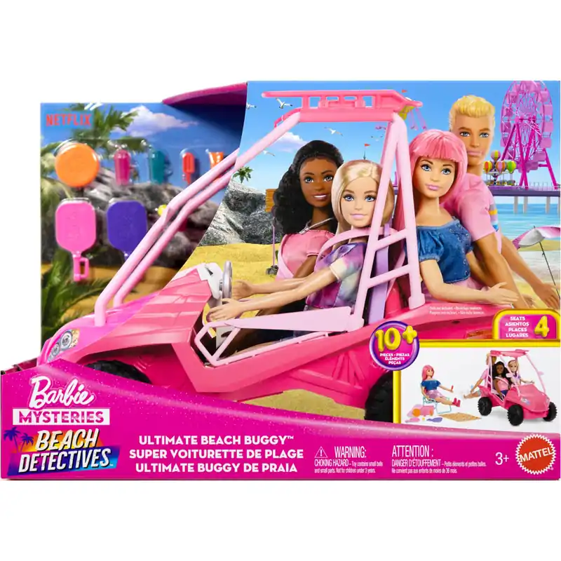 Barbie Mysteries Beach Detectives strandjárgány - Mattel Kedvezmény
