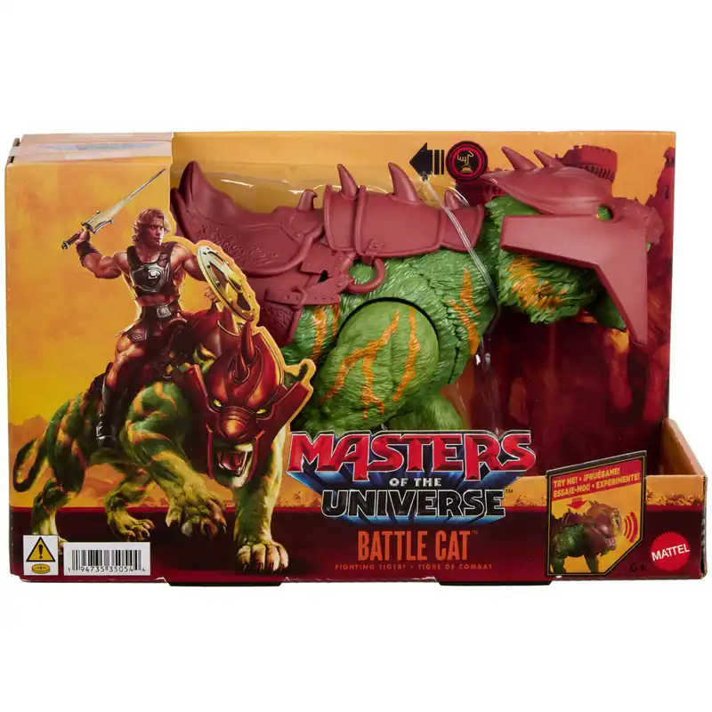 Masters of the Universe Az univerzum védelmezői Battle Cat figura hanggal és harci funkcióval - Mattel Különleges ajánlat