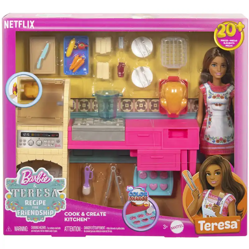Barbie és Teresa Álomkonyha játékszett - Mattel Népszerű
