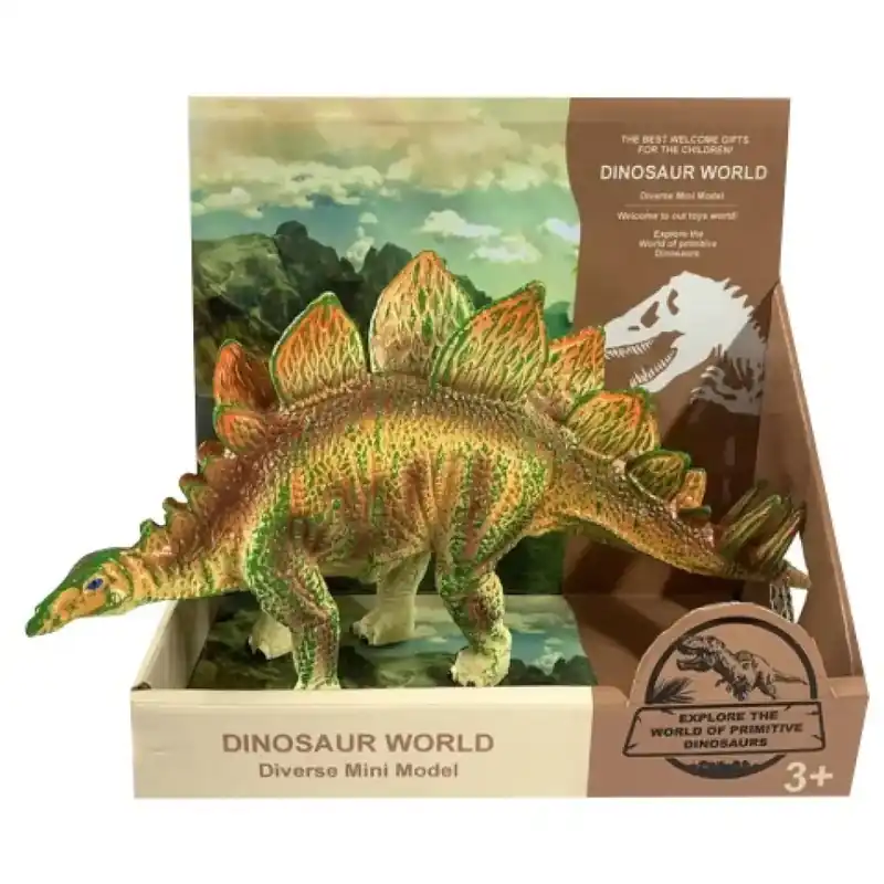 Gyors szállítás Dinosaur World Stegosaurus dinoszaurusz figura