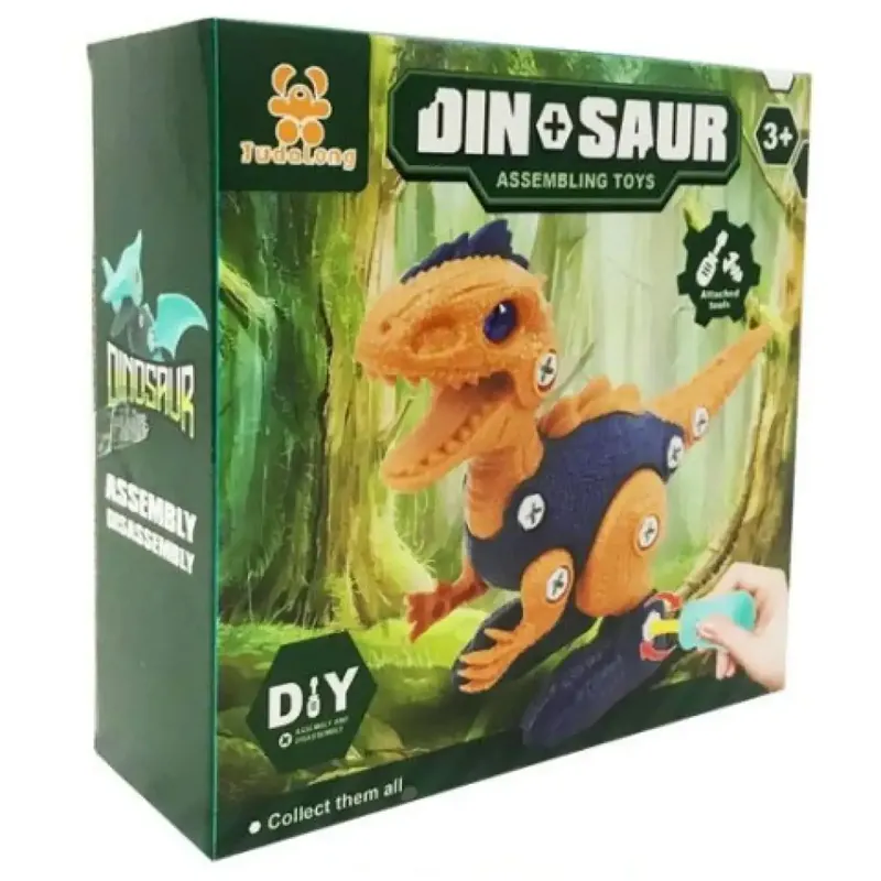 Bestseller DIY Velociraptor csavarozható dinoszaurusz figura