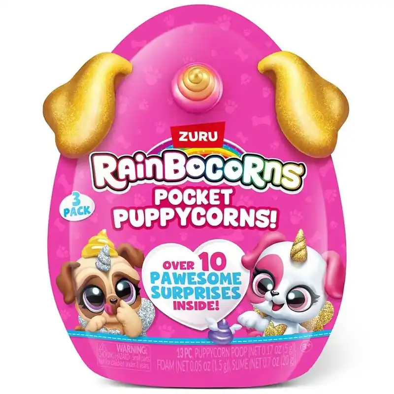 Kiárusítás Rainbocorns Pocket Puppycorn meglepetés kutyus többféle változatban 1db